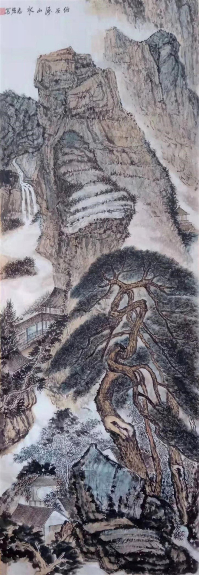 仿古山水作品
